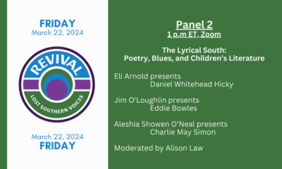 RLSV 2024 Panel 2 - The Lyrical South: Poetry, Blues, and Children’s Literature