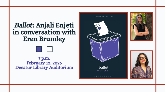 Event for Ballot by Anjali Enjeti on February 12, 2026 at 7 p.m.
