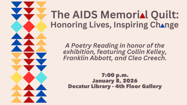 Poetry Reading for the AIDS Memorial Quilt exhibition